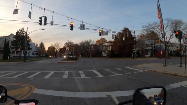 Sunset Cruise Through Albany, NY on a Kawasaki Vulcan S смотреть онлайн