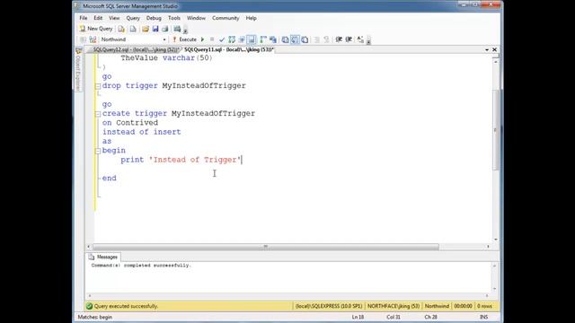 SQL - Multiple Triggers смотреть онлайн