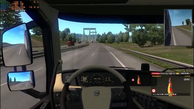 ? Euro Truck simulator 2 ? High Settings I İ5 7200U I HD 620 I 12GB RAM I? смотреть онлайн
