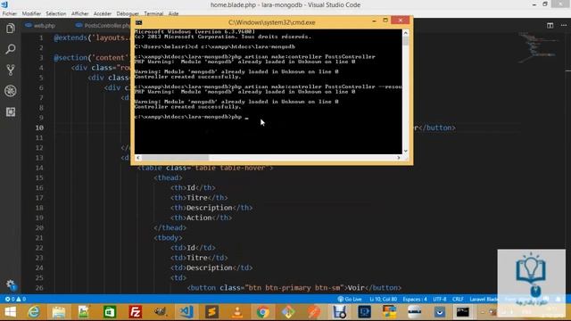 CRUD Application ب laravel & mongodb الدرس السادس смотреть онлайн