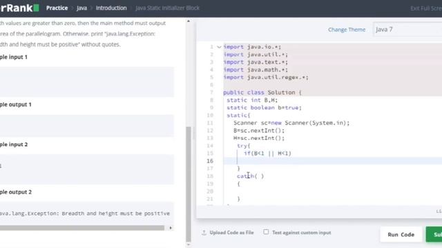Java Static Initializer Block On hacker rank смотреть онлайн