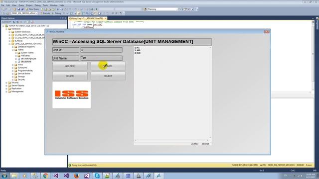 ? WinCC7.4 Tutorial: How to use VBScript In WinCC Accessing SQL Server Database смотреть онлайн