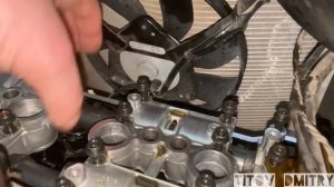 Регулировка клапанов Kawasaki ninja ZX6R