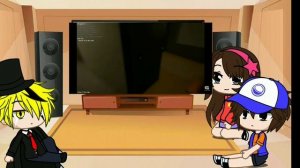 ~Реакция Гравити Фолз на малыша в жёлтый~