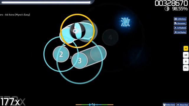 OSU! Ad Astra [Myxo s Easy] смотреть онлайн