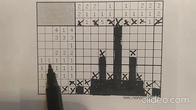 Корона. Японский кроссворд. смотреть онлайн