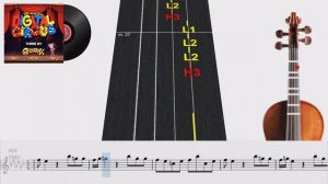 The Amazing Digital Circus - Main Theme | Violín ? Play Along | TUTORIAL | TABLATURA