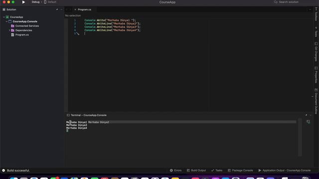 Write() ve WriteLine() | C# 6.0 #2 смотреть онлайн