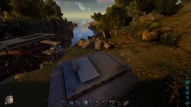 Ark: Survival Evolved Строительство Крутой Базы из Сейфов- Tutorial. смотреть онлайн