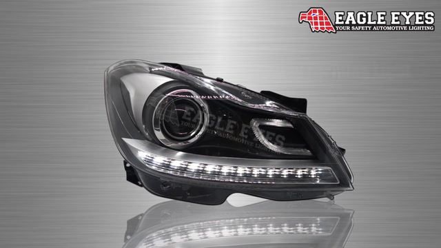 Mercedes Benz C-Class W204 SEQ Signal + WC Light + DRL Headlamp 11-14 (Facelift) (OE Type) смотреть онлайн