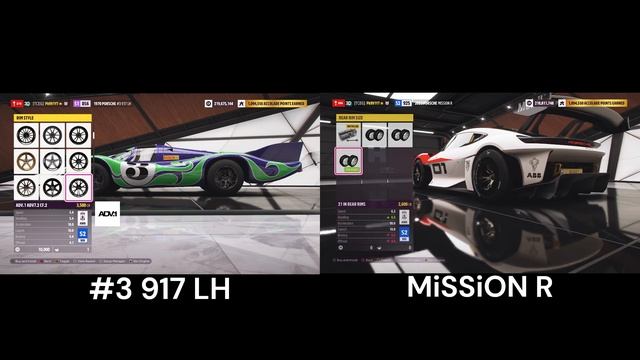 [Forza Horizon 5] 1970 #3 917 LH VS 2022 Mission R Customization/Testing/Comparing