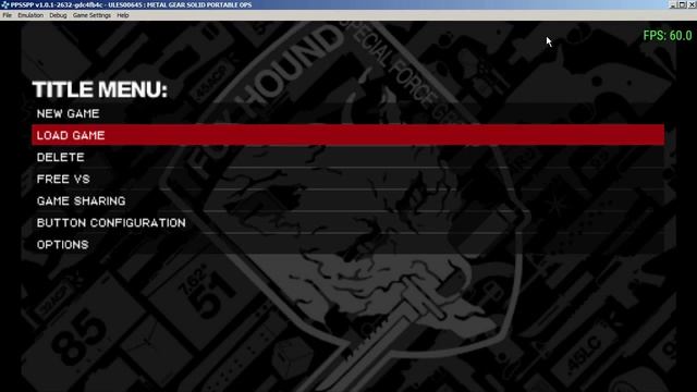 Metal Gear Solid: Portable Ops on PPSSPP at 60 FPS [Tutorial] смотреть онлайн