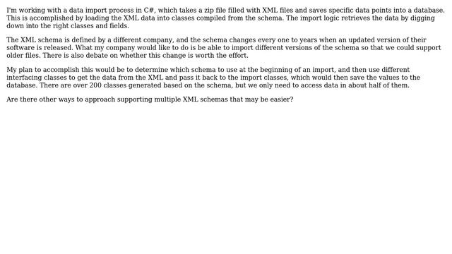 Working with Multiple XML Schema Classes in C# смотреть онлайн