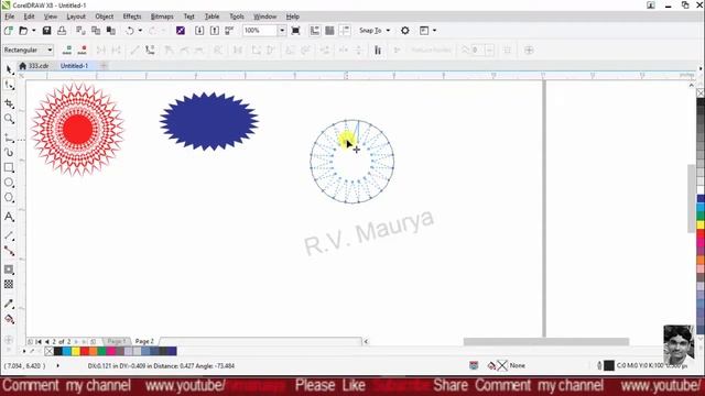 Polygon In Coreldraw ...... Star Too...  Lesson-11