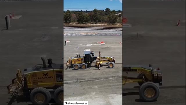 планировка откосов автогрейдером смотреть онлайн