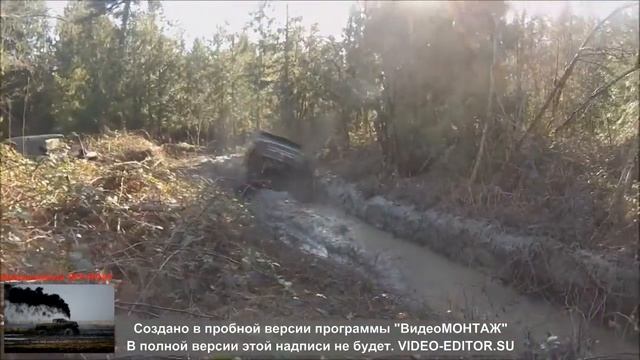 Американские БигФуты форсируют глубокие препятствия HD смотреть онлайн