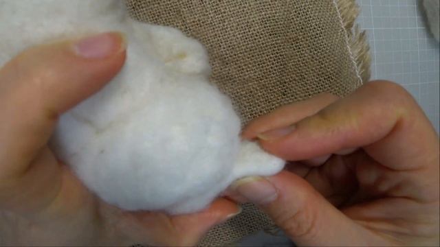 Dog wool doll - Needle felting tutorial - Basic frame of dog before planting fur смотреть онлайн