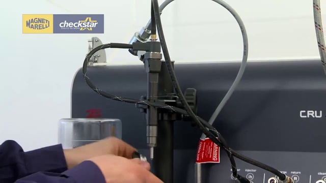 Тестирование форсунок Cтенд CRU.2 Magneti Marelli - автоматическая процедура тестирования