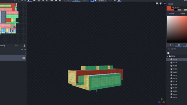 Simple Blockbench Low-Poly Hotdog смотреть онлайн