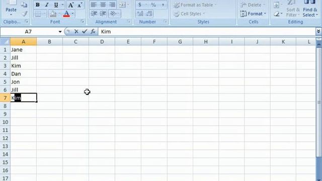 Excel Tutorial AutoComplete Microsoft Training Lesson 2.8 смотреть онлайн
