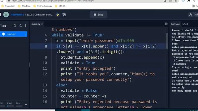 IGCSE Computer Science 2023-25 - Topic 8: Programming - Linear Search and Variable Validation смотреть онлайн