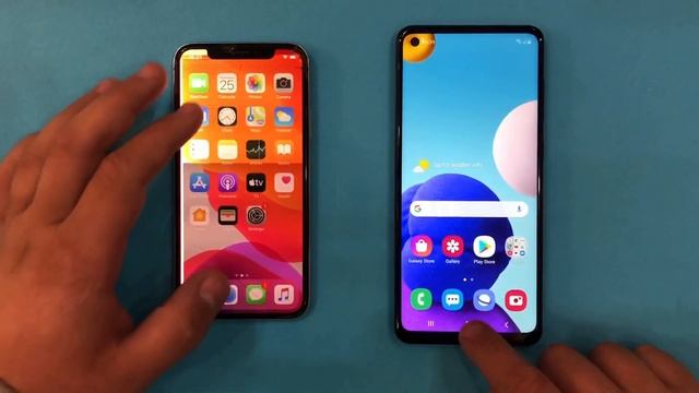 iPhone X vs Samsung Galaxy A21s смотреть онлайн