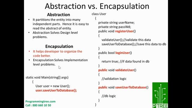 Abstraction Vs Encapsulation Part3 смотреть онлайн