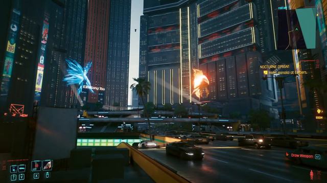 City Center Dramatic Yellow Weather Change - Cyberpunk 2077 смотреть онлайн