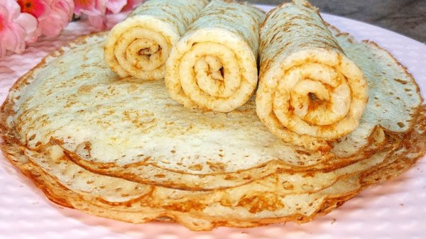 Вкусные Постные Блинчики Без Молока и Яиц! Простой рецепт. Эти Блины нравятся всем.