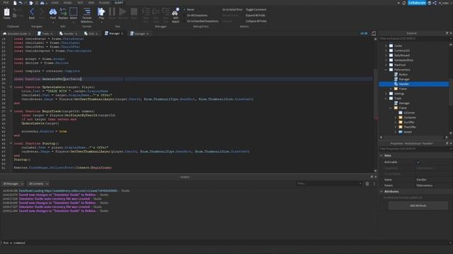 Creating a Trading System! Roblox Studio Simulator Guide Episode 32 смотреть онлайн
