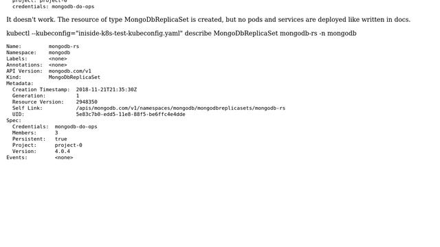 Deploying MongoDB in kubernetes does not create pods/services on DigitalOcean Kubernetes смотреть онлайн