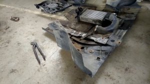 Opel Zafira B замена радиатора охлаждения.