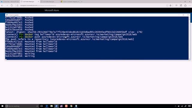 Creating, Configuring the Azure Container Registry смотреть онлайн