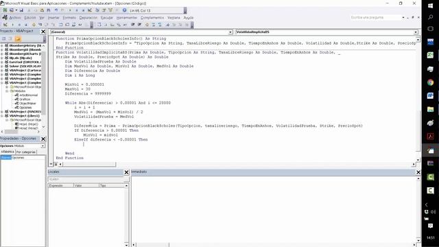 VBA Volatilidad Implícita con el Modelo Black Scholes смотреть онлайн
