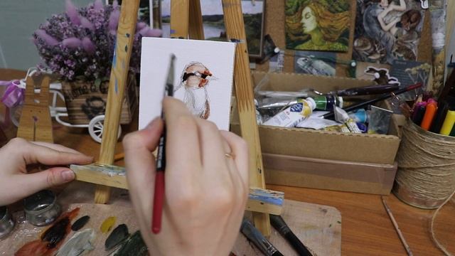 Рисуем Ласточку. Часть 1. смотреть онлайн