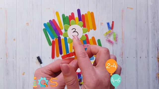 Набор с палочками для изучения счета с умными цветочками смотреть онлайн