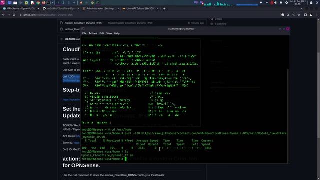 OPNSense - How to create a Custom Cron Job to update Dynamic IP with Cloudflare смотреть онлайн