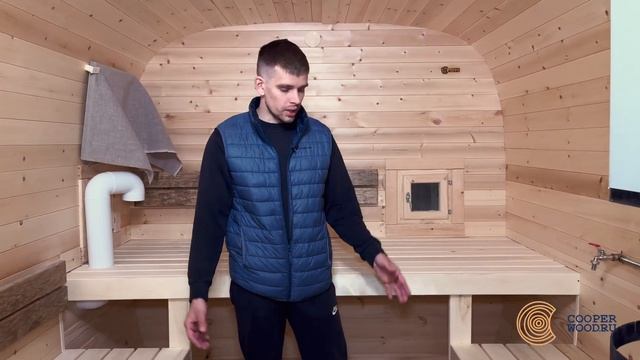 Баня бочка (квадро) 5 метров в Перми смотреть онлайн
