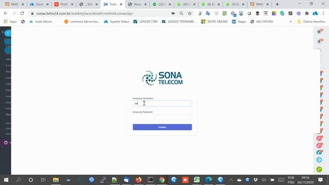 SMS SONAVOIP E BITRIX24 - Como instalar o APP de SMS da Sonavoip no Bitrix24 смотреть онлайн