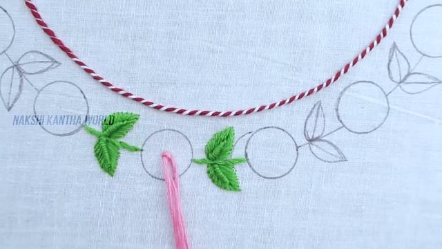 Super Unique Hand Embroidery Neck Design for Kurti Brazilian Embroidery Stitches Flower Design смотреть онлайн