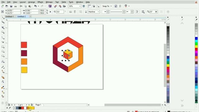 Coreldraw X7 | Best tips and tricks for new logo | Lesson No 9 смотреть онлайн