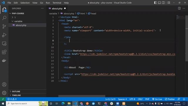 #18 variable practice | php course | learn php in arabic смотреть онлайн