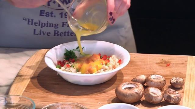 Crab Stuffed Portobello Mushrooms | Recipe смотреть онлайн