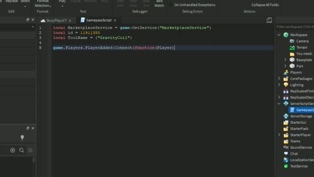 Roblox Studio - HOW TO MAKE WORKING TOUCHED GAMEPASS смотреть онлайн