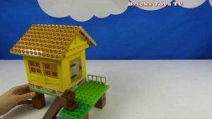 Строим из Lego Duplo, Lego Duplo house on the water - Лего Дупло дом на воде.