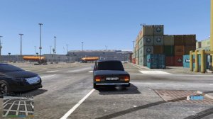 дрифт на легендарном #ваз #2107 в доках #гта 5,