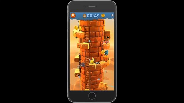 Blocky Castle iOs / Android Gameplay Level 43 смотреть онлайн