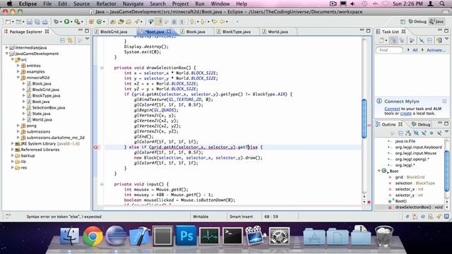#13 LWJGL More Block Selecting (Minecraft 2D) - LWJGL Tutorials смотреть онлайн