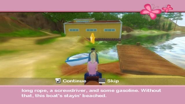 Прохождение Барби Лагерь верховой езды || Игра про лошадей || Получаем мустанга смотреть онлайн