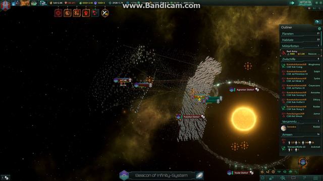 Stellaris , Big Battle about 2,8 Mio Fleetpower in one System смотреть онлайн